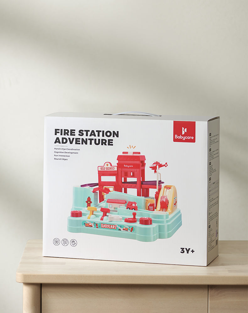 BC BABYCARE FIRE STATION ADVENTURE TOY SET
