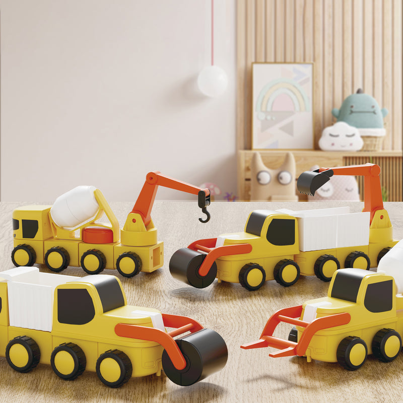 MAGFUN MAGNETIC 8-IN-1 TOY CAR SET