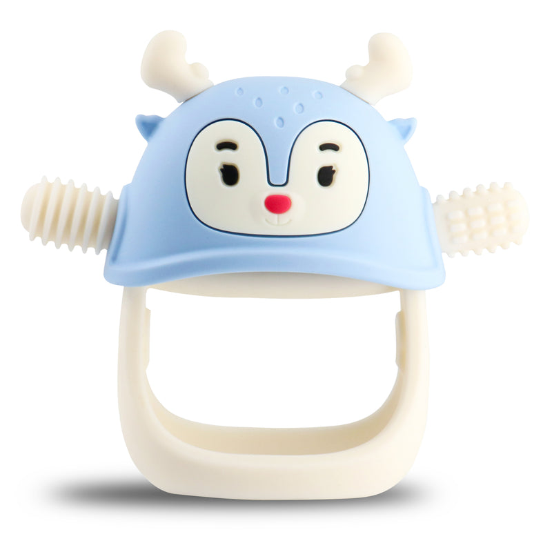 SMILY MIA & DOMMY REINDEER SILICONE TEETHER (moq 6)