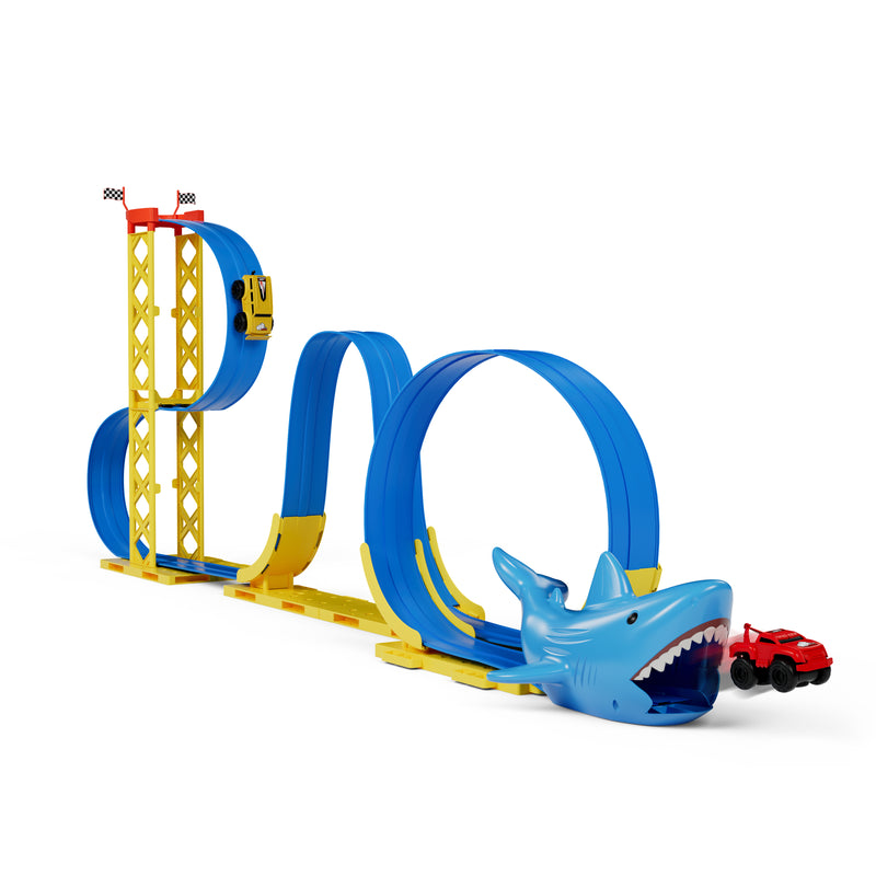 MAGFUN MAGNETIC SHARK ROLLER COASTER TOY SET