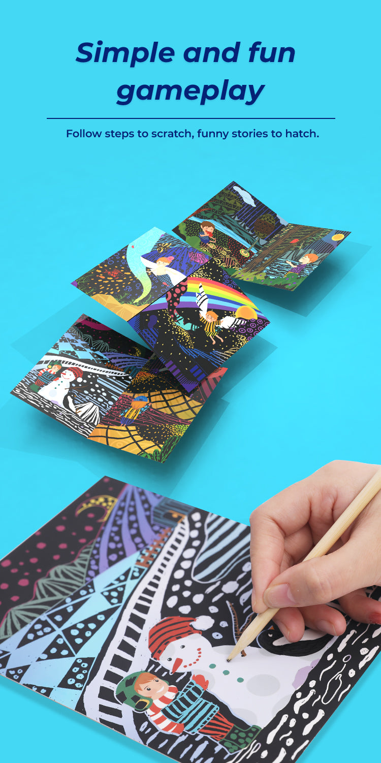 FLOWER MONACO SCRATCH PAPER SET (moq 5)