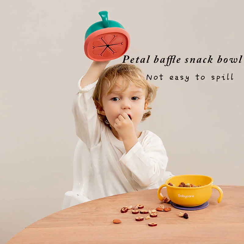 BC BABYCARE 3-IN-1 NON-SLIP BASE PORTABLE SNACK BOWL