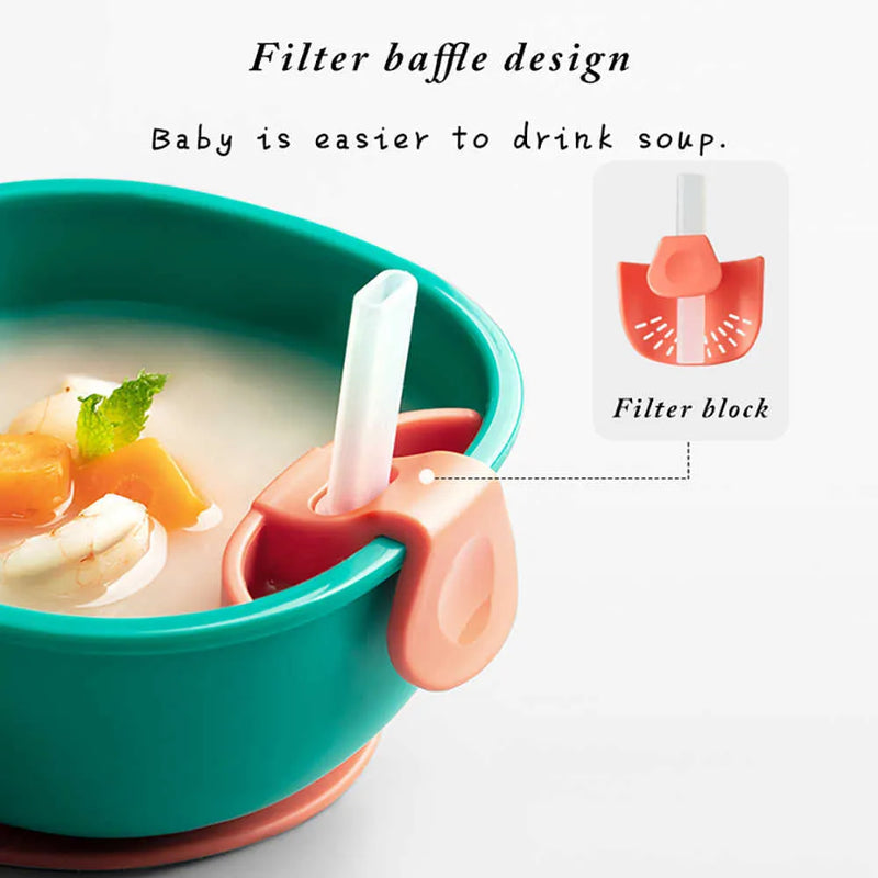 BC BABYCARE 3-IN-1 NON-SLIP BASE PORTABLE SNACK BOWL
