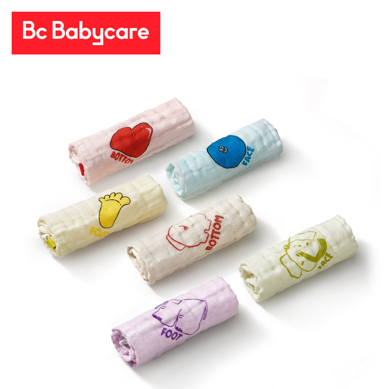 ENSEMBLE DE 6 MOUCHOIRS POUR BÉBÉ BC BABYCARE