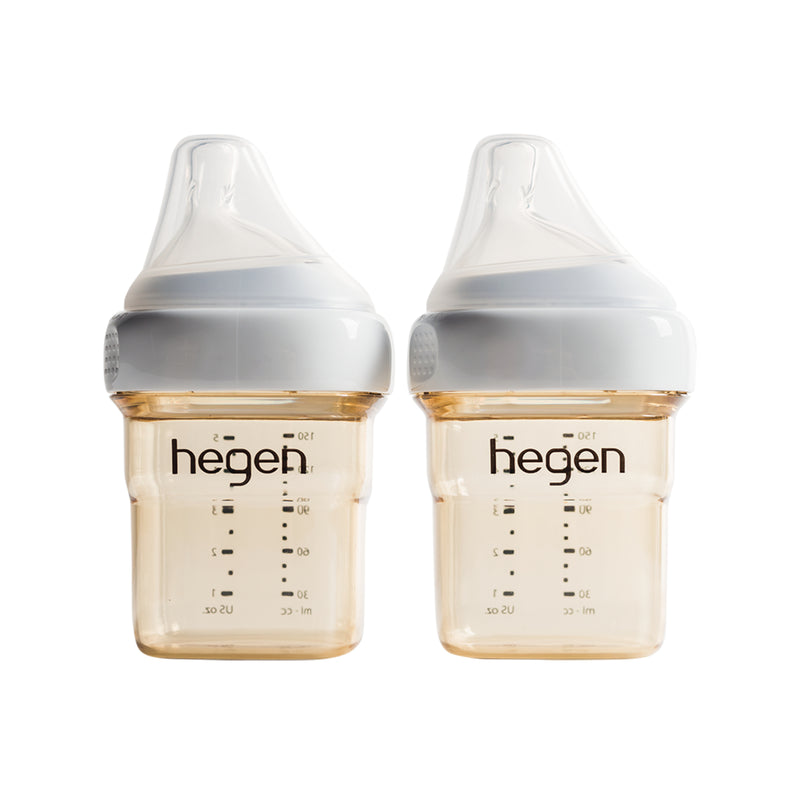 HEGEN PCTO 150ML/5OZ FEEDING BOTTLE PPSU PACK OF 2 (moq6)