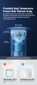 TONDEUSE À CHEVEUX POUR BÉBÉ ASPIRATEUR BC BABYCARE