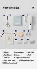 TONDEUSE À CHEVEUX POUR BÉBÉ ASPIRATEUR BC BABYCARE