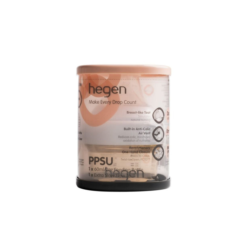 BIBERON HEGEN PCTO 60ML/2OZ PPSU (moq6)