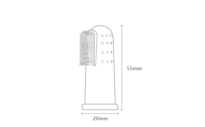 BROSSE À DOIGTS EN SILICONE BC BABYCARE