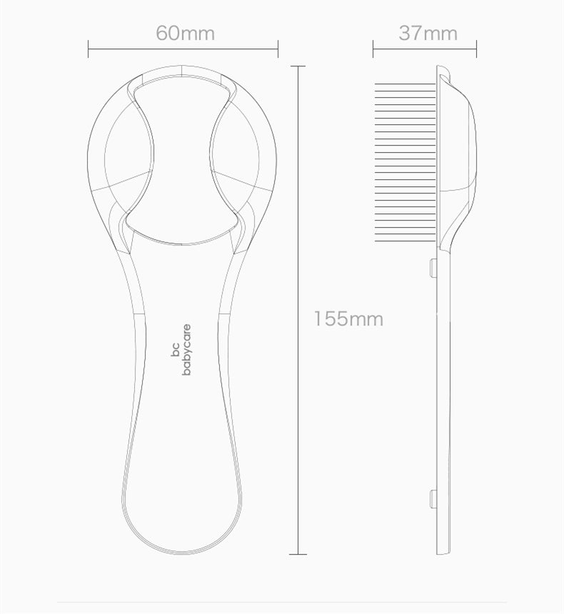 ENSEMBLE PEIGNE ET BROSSE POUR BÉBÉ BC BABYCARE