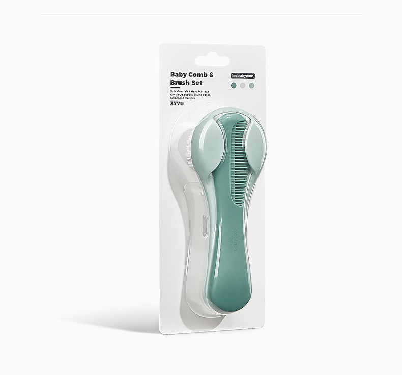 ENSEMBLE PEIGNE ET BROSSE POUR BÉBÉ BC BABYCARE