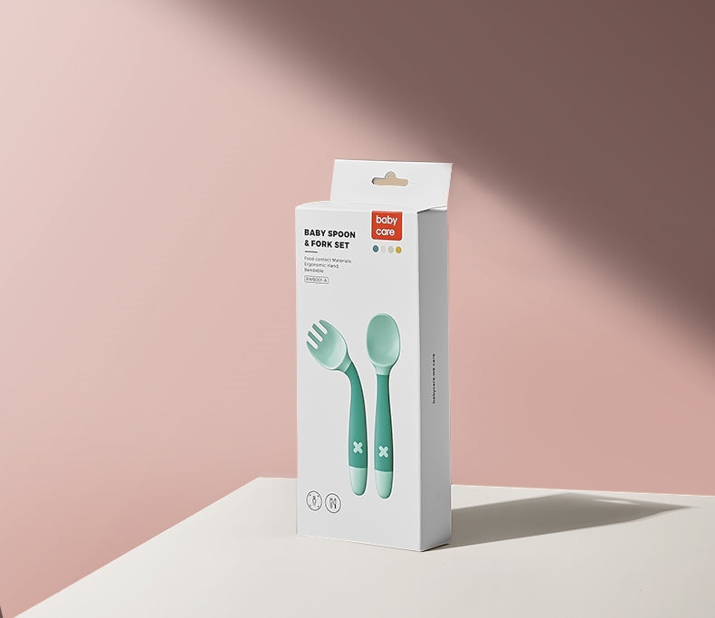 BC BABYCARE BENDABLE SPOON & FORK SET