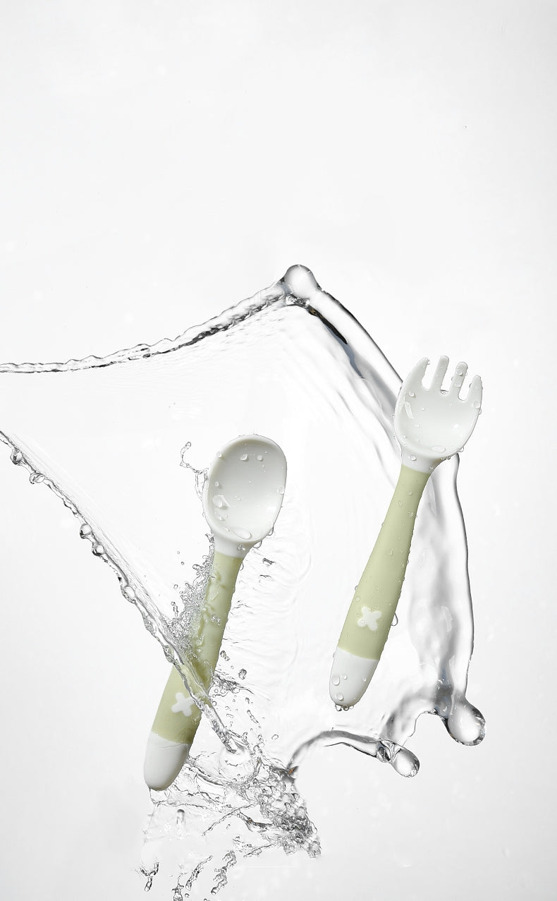 BC BABYCARE BENDABLE SPOON & FORK SET