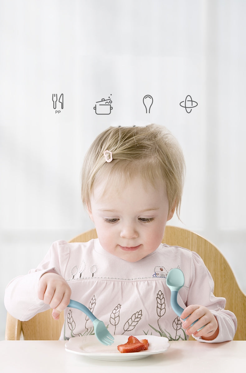 ENSEMBLE DE CUILLÈRES ET FOURCHETTES PLIABLES BC BABYCARE