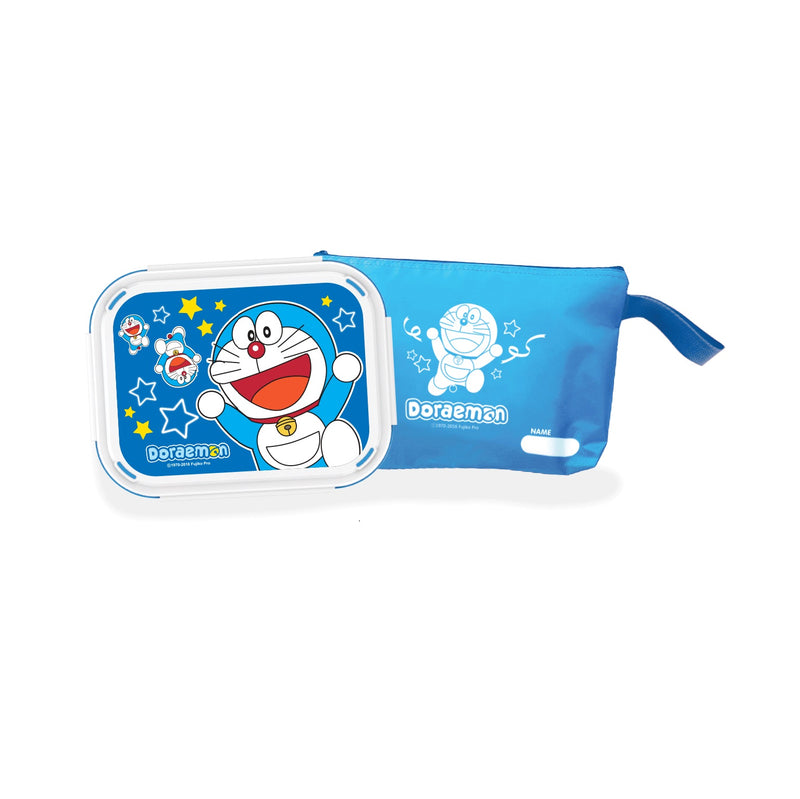 EDISON DORAEMON DUAL NON-SLIP STAINLESS LUNCH BOX  (moq 6)