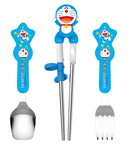 ENSEMBLE DE CUILLÈRES ET FOURCHETTES DE BAGUETTES EN INOXYDABLE EDISON DORAEMON (moq 6)