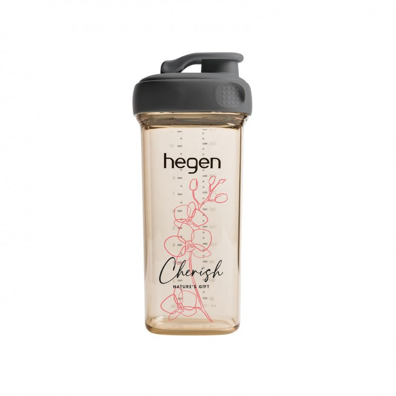 HEGEN PCTO 330ML/11OZ DRINKING BOTTLE PPSU All Grey (5th ANNIVERSARY SPECIAL EDITION) (moq6)