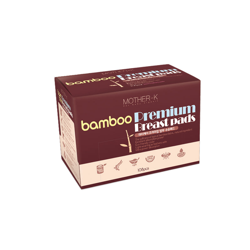 MOTHER-K BAMBOO PREMIUM BREASTPAD 32/108 PCS (moq 4)