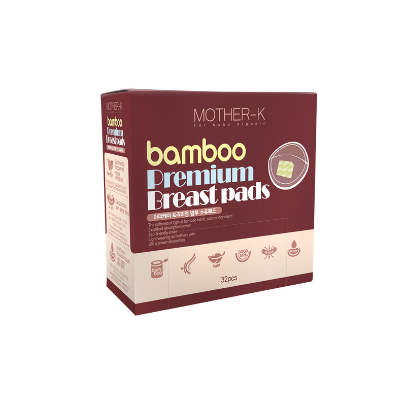 MOTHER-K BAMBOO PREMIUM BREASTPAD 32/108 PCS (moq 4)