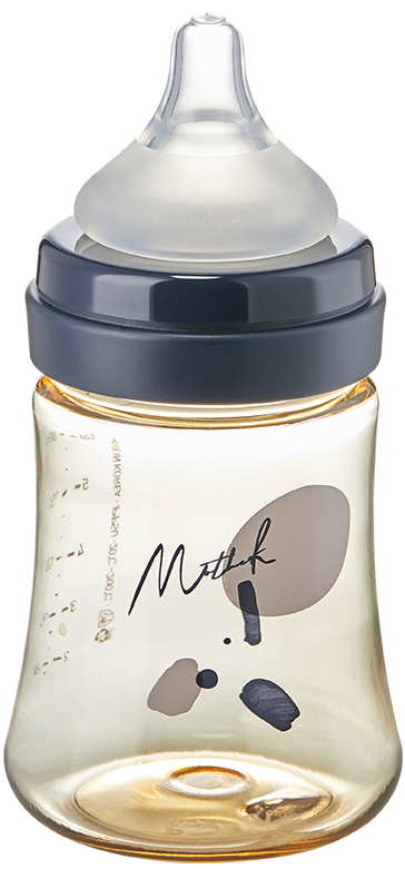 MOTHER-K PPSU FEEDING BOTTLE NEWBORN BABY 180ML W/NIPPLE (moq 6)