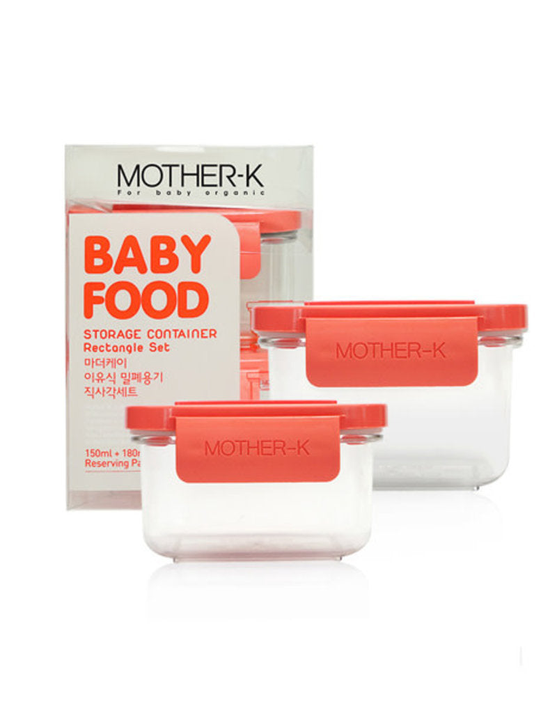 CONTENEUR DE STOCKAGE DE NOURRITURE POUR BÉBÉ MOTHER-K (moq 10)