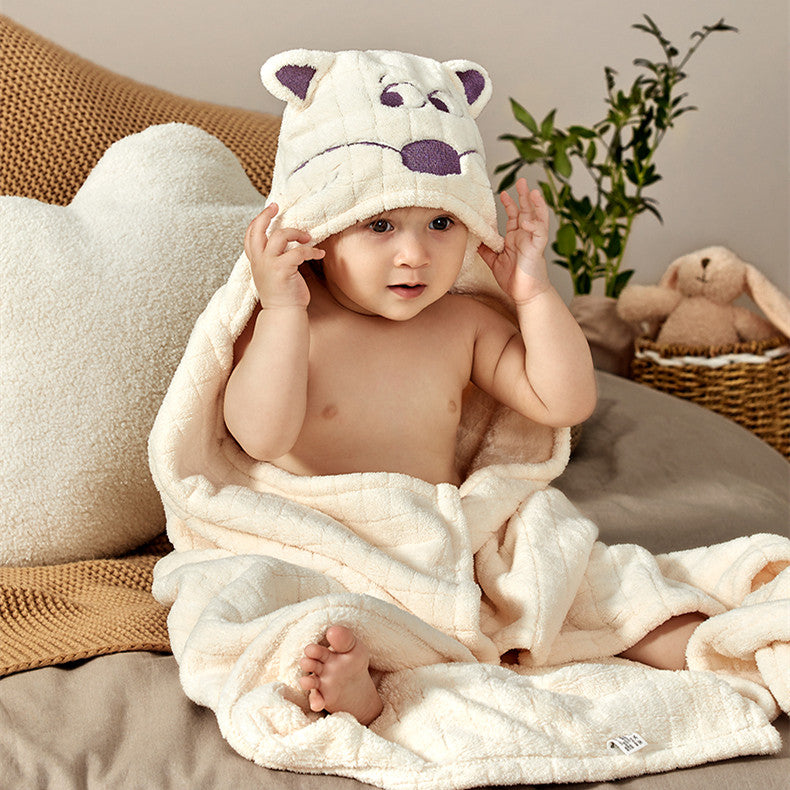 BC BABYCARE BABY HOODED BATH TOWEL