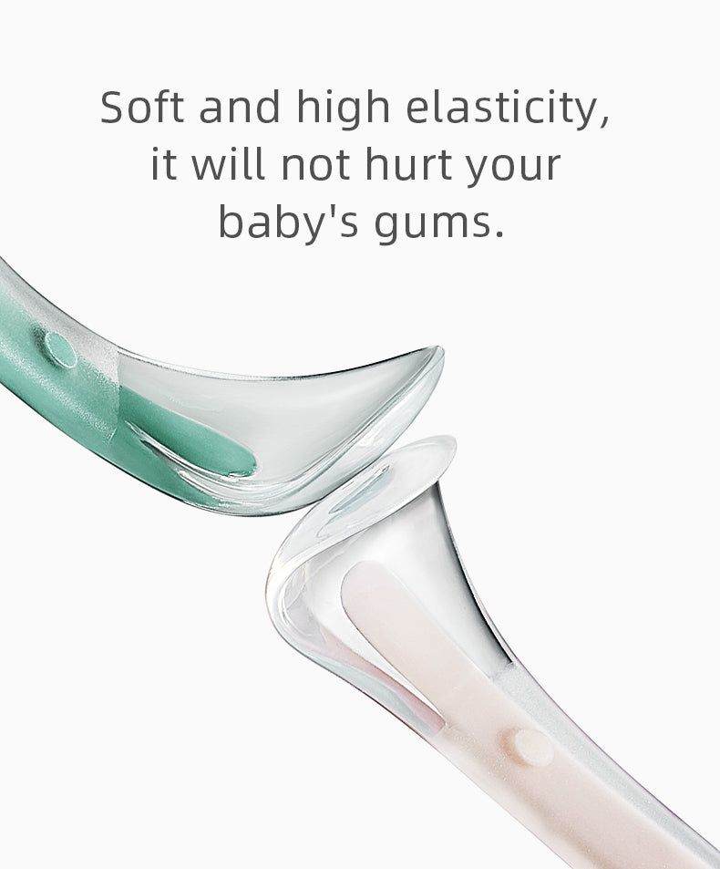 ENSEMBLE DE CUILLÈRES EN SILICONE POUR BÉBÉ BC BABYCARE