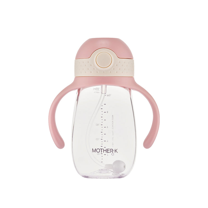 MOTHER-K HUG WEIGHTED STRAW CUP 300ML (moq 12)