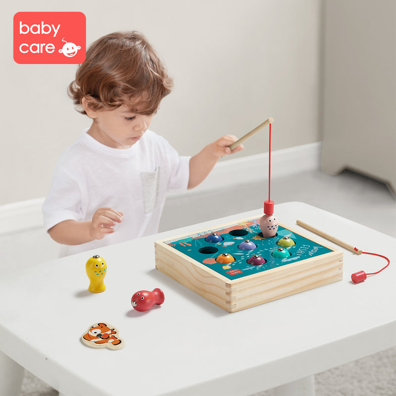 BC BABYCARE WOODEN FISHING GAME SET