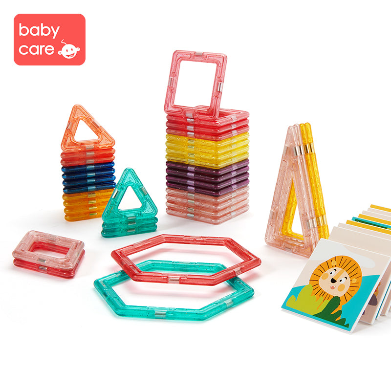 ENSEMBLE DE BLOCS DE CONSTRUCTION MAGNÉTIQUES BC BABYCARE