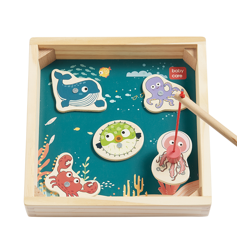 ENSEMBLE DE JEU DE PÊCHE EN BOIS BC BABYCARE