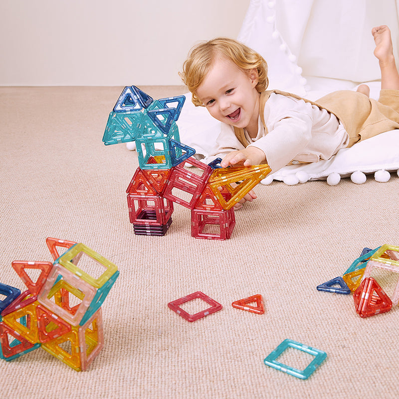 ENSEMBLE DE BLOCS DE CONSTRUCTION MAGNÉTIQUES BC BABYCARE