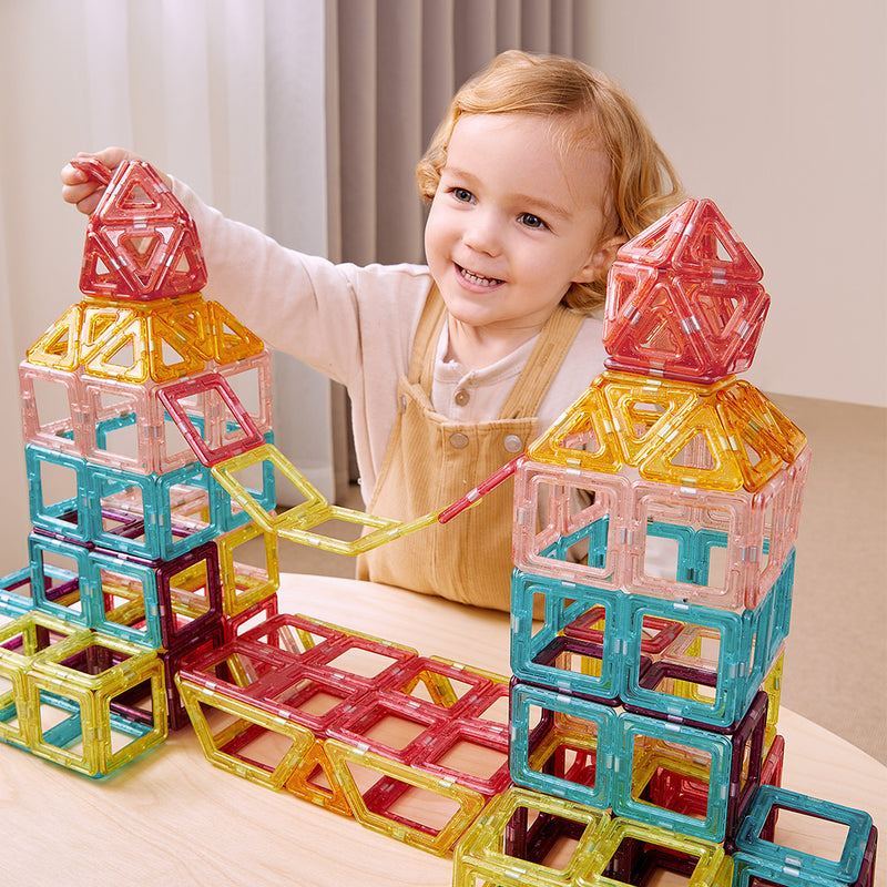 ENSEMBLE DE BLOCS DE CONSTRUCTION MAGNÉTIQUES BC BABYCARE