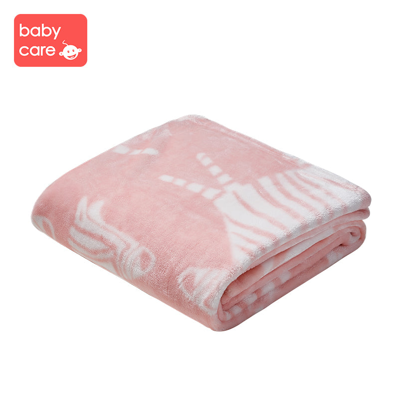 BC BABYCARE COZY DUAL LAYER BLANKET ZEBRA